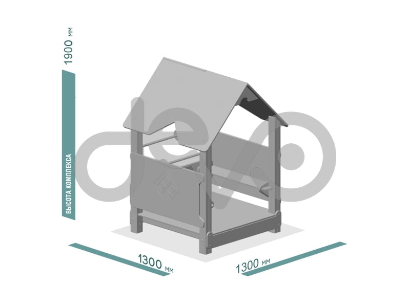 Детский игровой домик 018