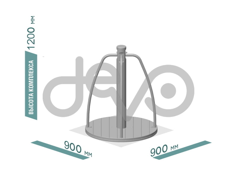 Карусель детской игровой площадки 003