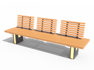 Скамейка с подсветкой 005